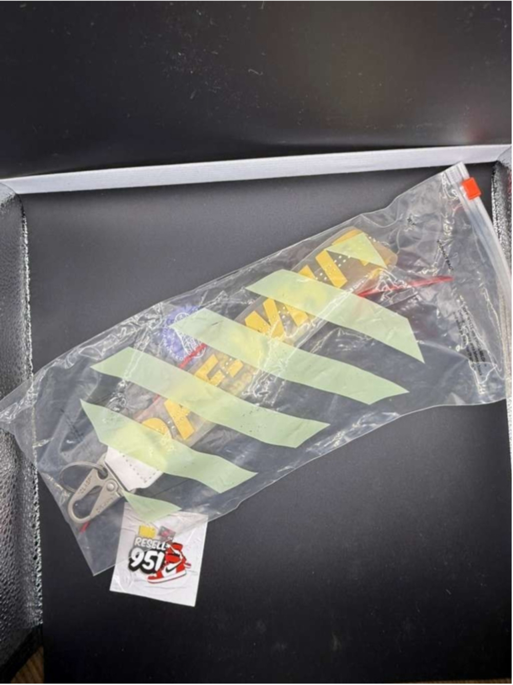 Original Off-White Virgil Abloh Industrial Lanyard Keychain Red 2013 Collectible